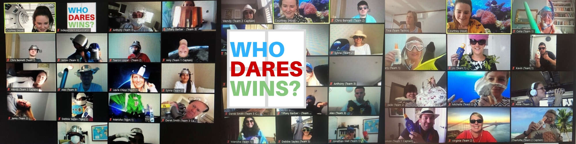 who dares wins virtual team building